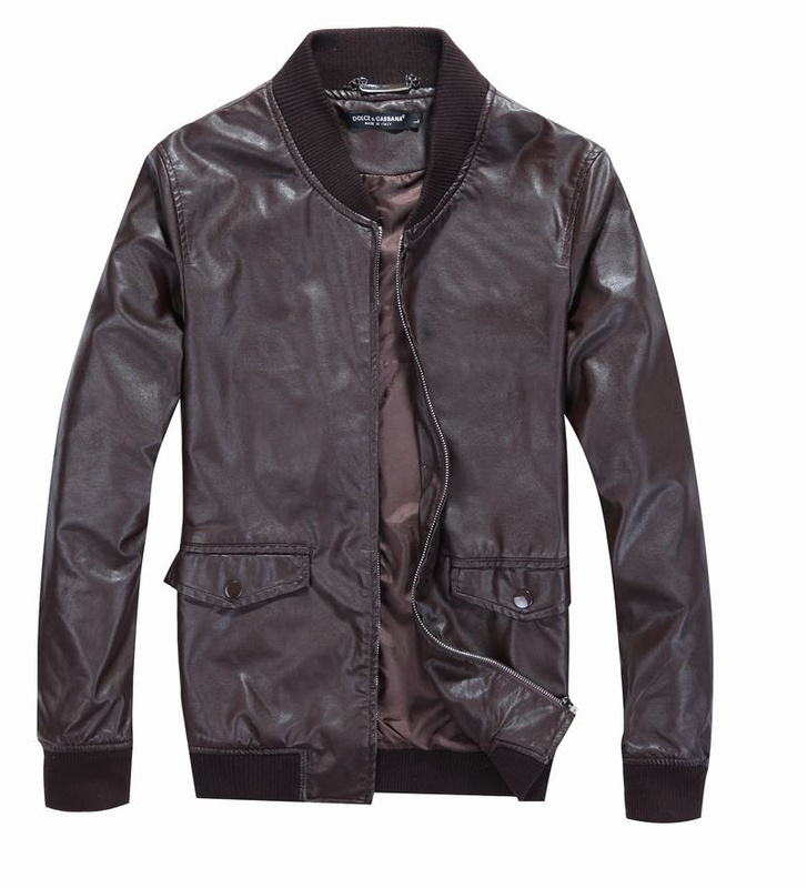 Veste Dolce & Gabbana en Cuir Pas Cher Pour Homme